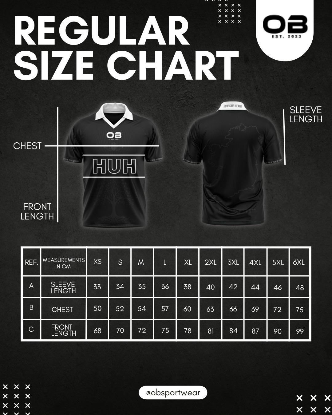 HUH X OBSPORTWEAR COLLARLESS JERSEY - Black