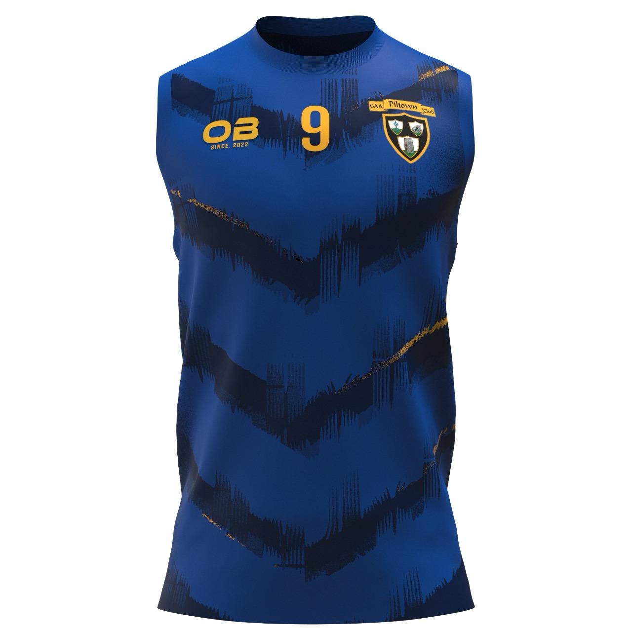 Piltown GAA Sleeveless-Blue