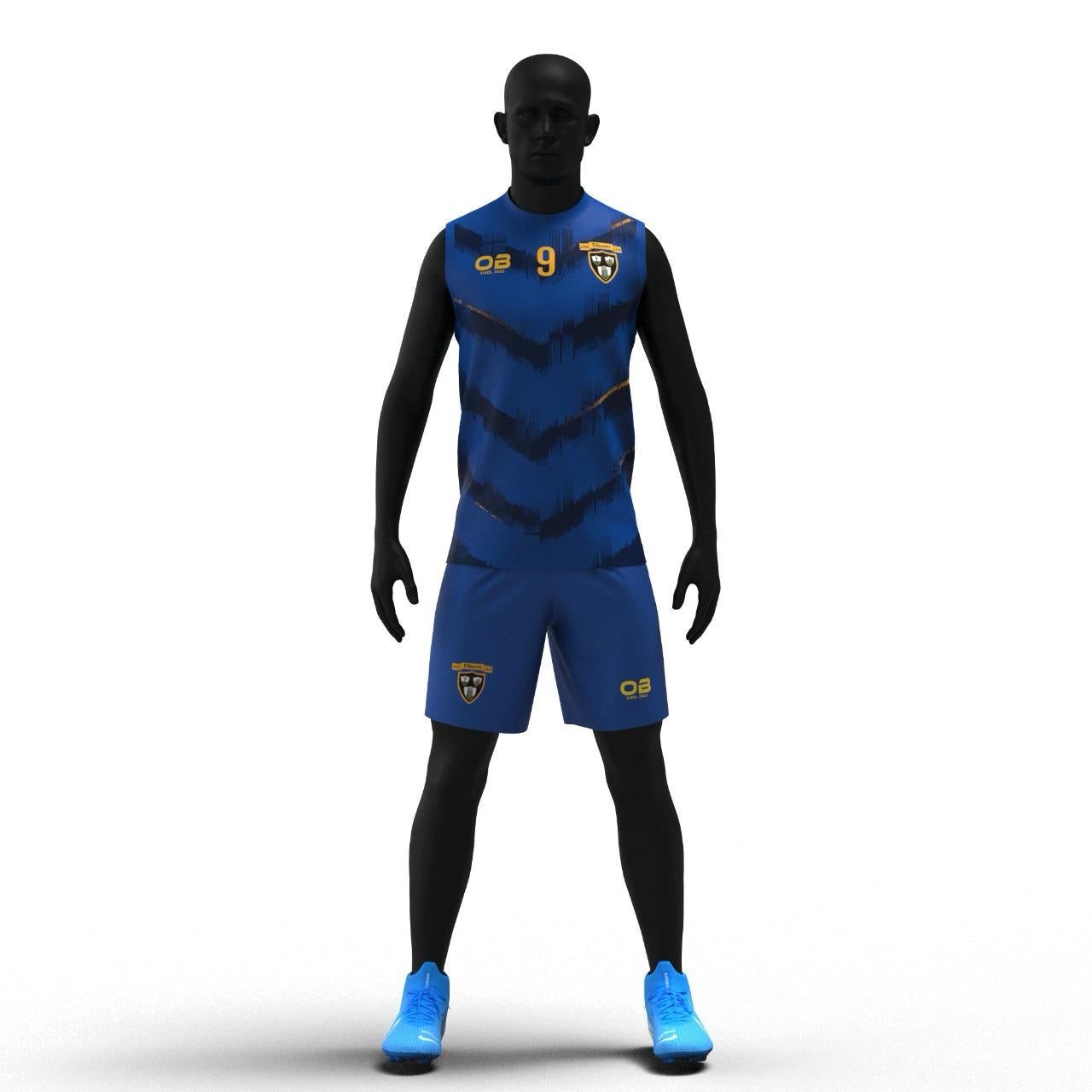 Piltown GAA Sleeveless-Blue