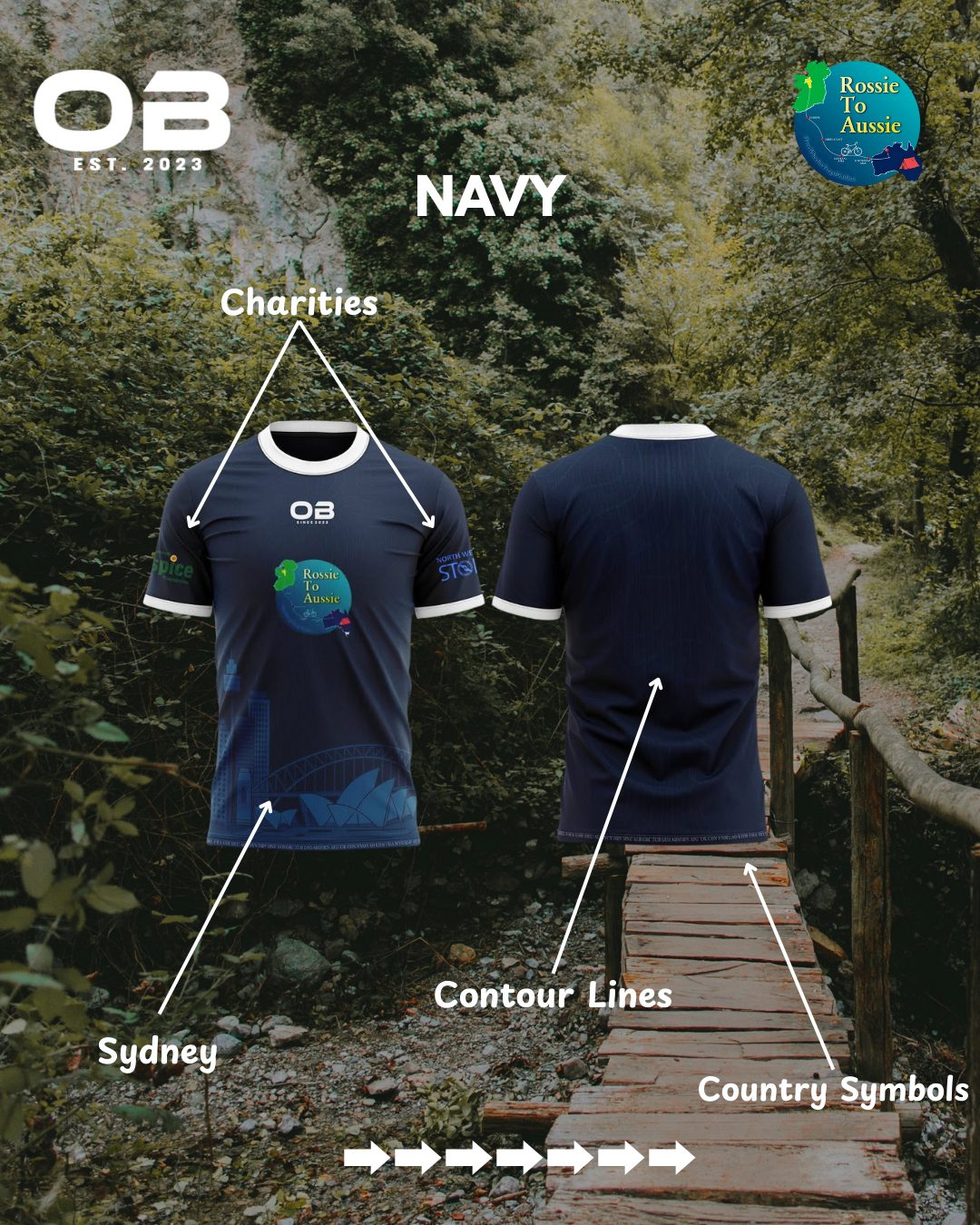 Rossie To Aussie X OBSportwear Jersey