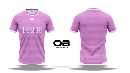 HUH X OBSPORTWEAR COLLARLESS JERSEY - Pink